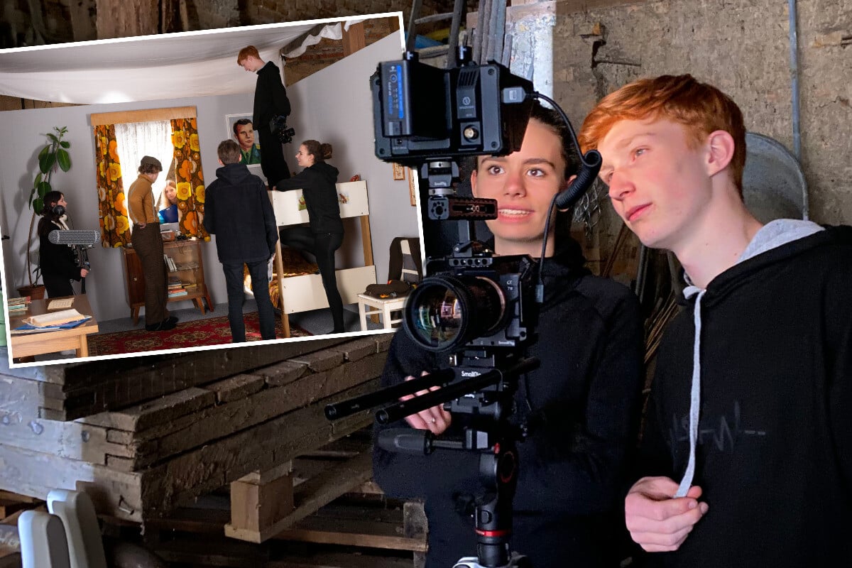 Leipziger Schüler drehen professionellen Kurzfilm: Jetzt wollen sie damit hoch hinaus!