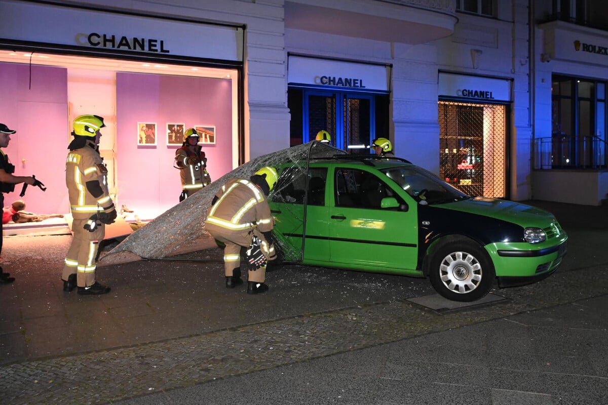 Versuchter Blitzeinbruch bei Chanel am Ku'damm in Berlin