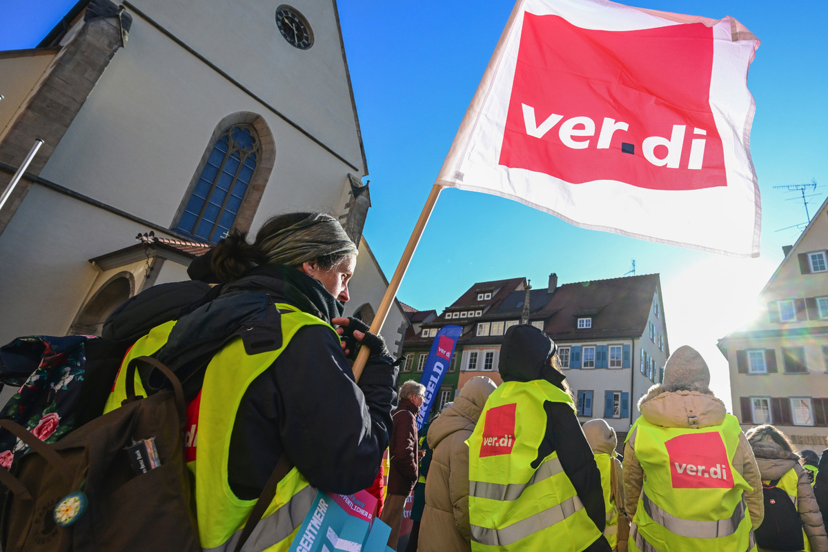 Streiks in Baden-Württemberg ausgeweitet: ver.di ruft zu verstärkten ...