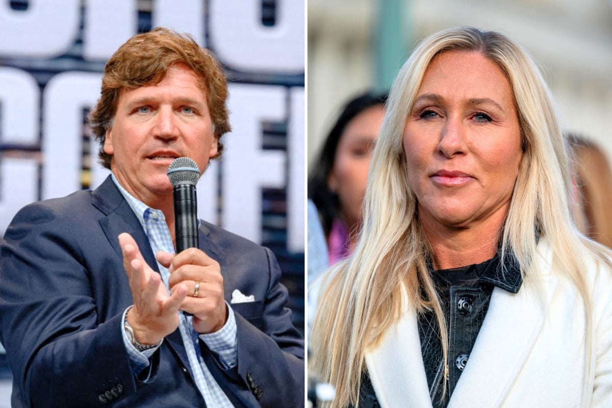Marjorie Taylor Greene and Tucker Carlson announce bombshell exits from Republican Party