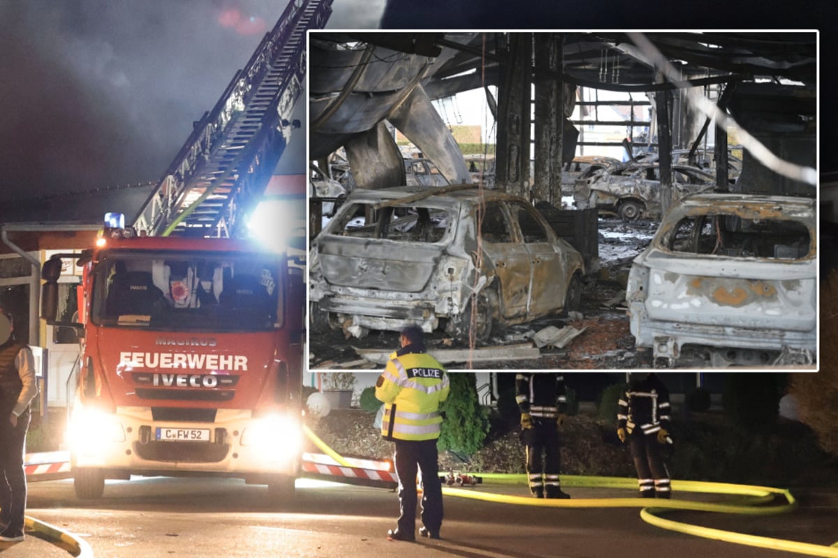 Feuer-Drama in Chemnitzer Autohaus: So einen schlimmen Brand hatten wir  seit über 30 Jahren nicht