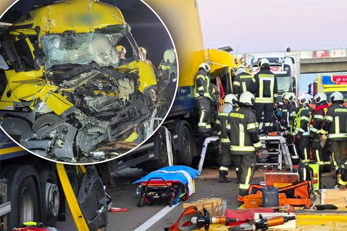 Feuerwehr muss 62-Jährigen nach Horror-Unfall aus Wrack befreien: A9 Richtung Berlin nach Stunden wieder frei