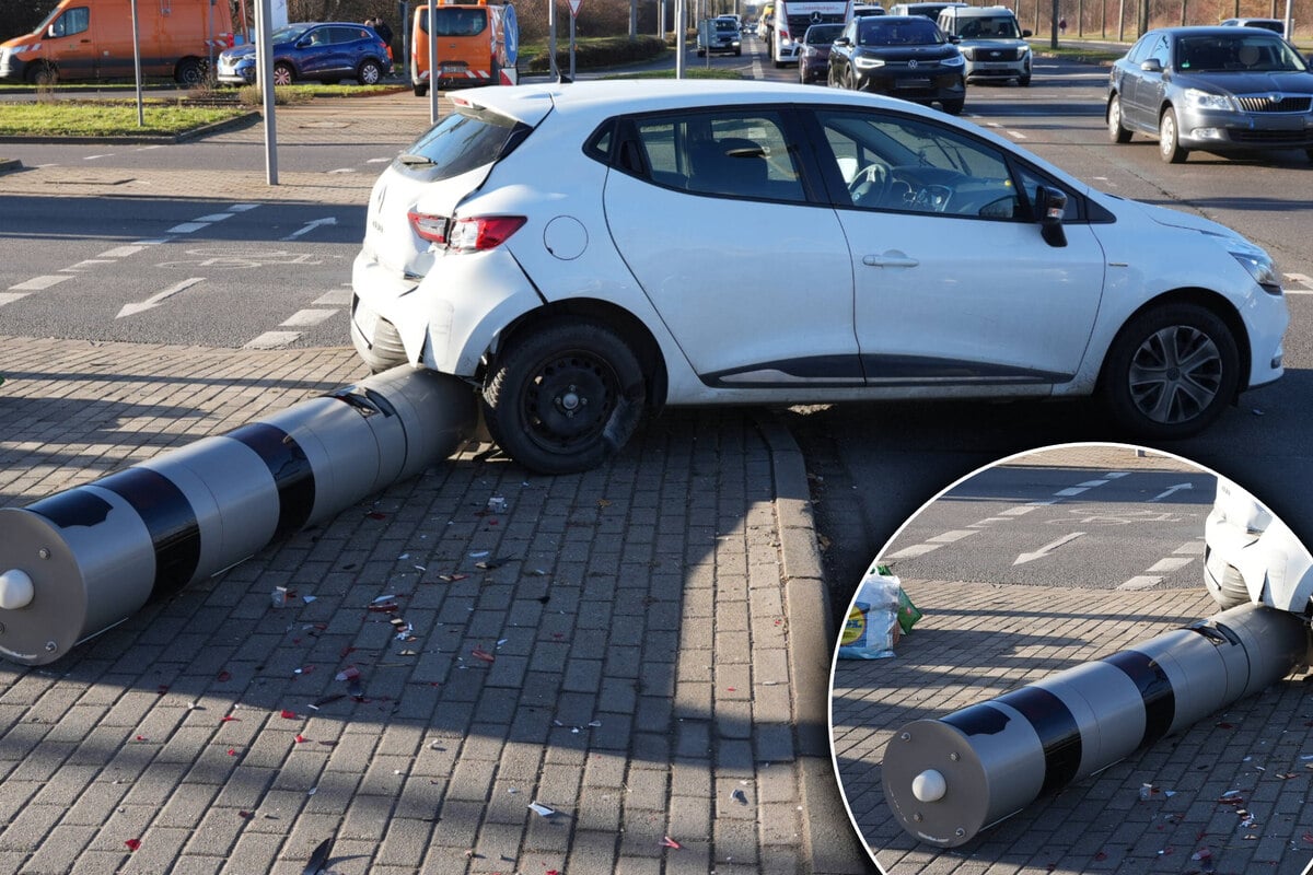 Vorfahrts-Crash-in-Leipzig-Renault-wird-gegen-Blitzer-geschleudert