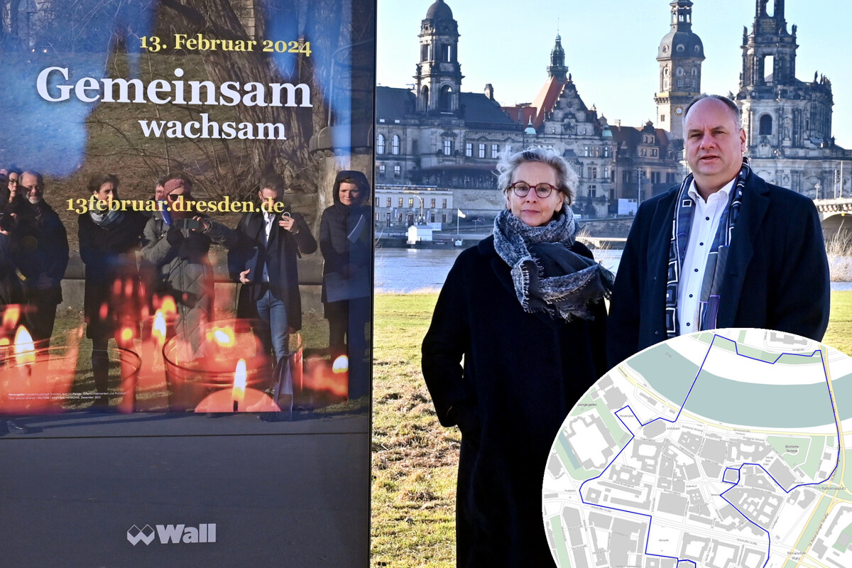 Menschenkette durch Dresden: "20.000 wären fein. 40.000 wären noch besser!"
