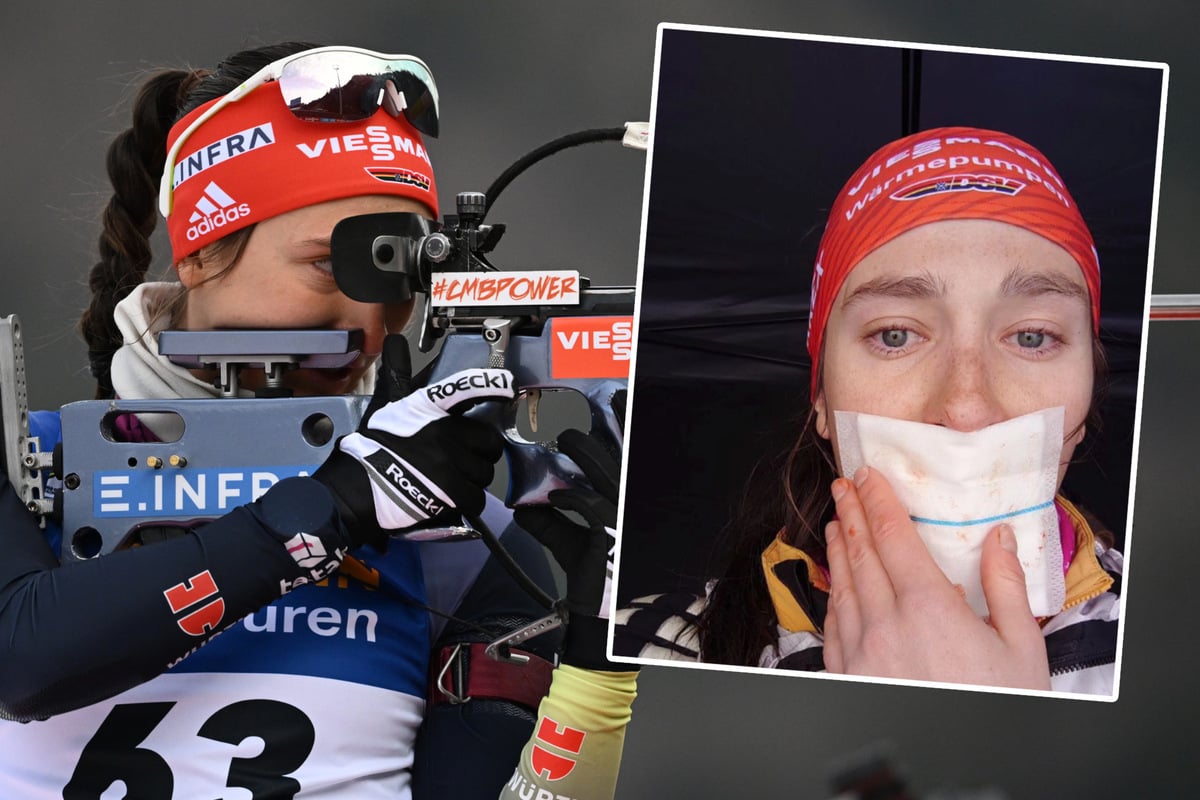 Zunge steckte noch auf dem Skistock: Neue Details über Biathlon-Horrorunfall