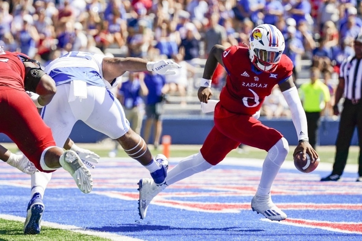 Kansas quarterback Jalon Daniels pushes back over false injury report