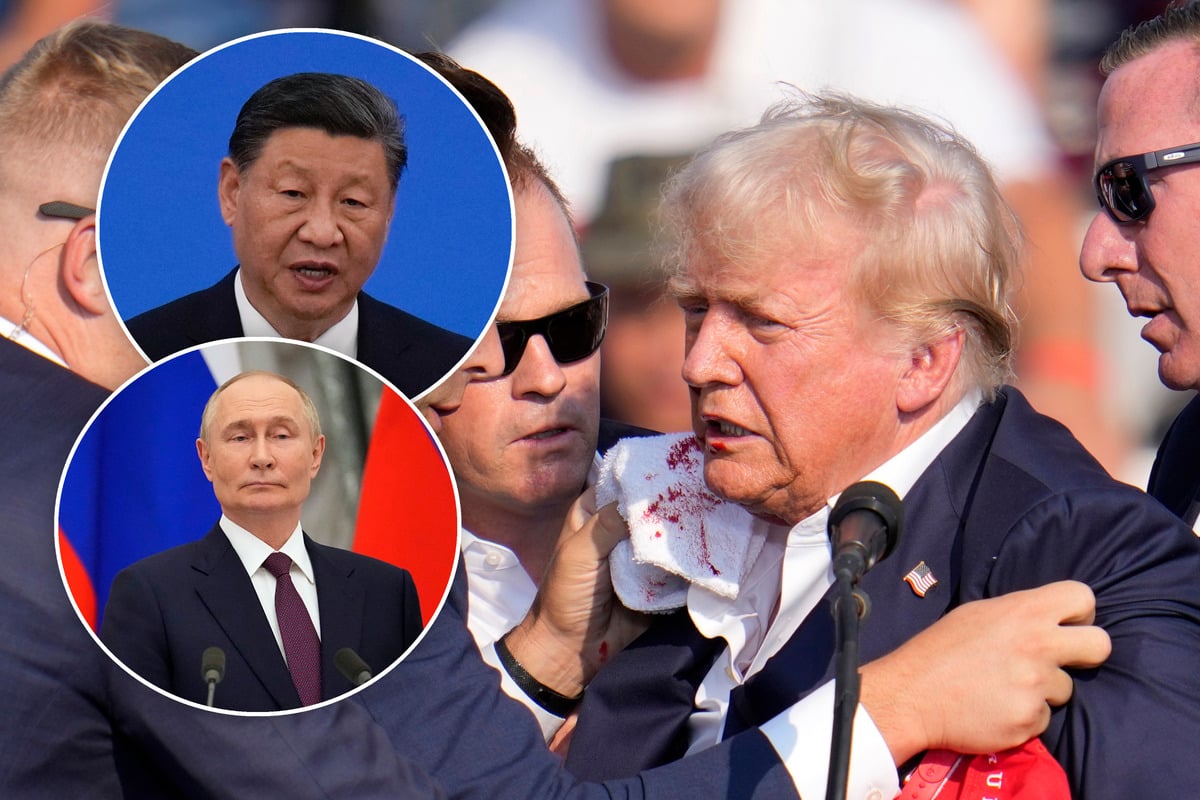 Attentäter (†20) trifft Trump am Kopf: So reagieren China, Russland und Co.