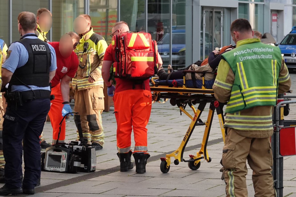 “Pepper Spray Attack in Dresden’s Old Town: Eight Hospitalized in Shocking Incident”