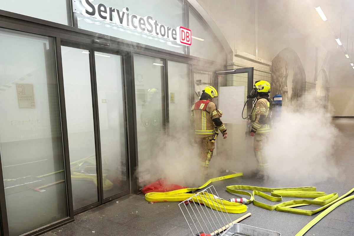 Alarm in Bahnhofs-Shop: Hier rückt die Feuerwehr umsonst aus!