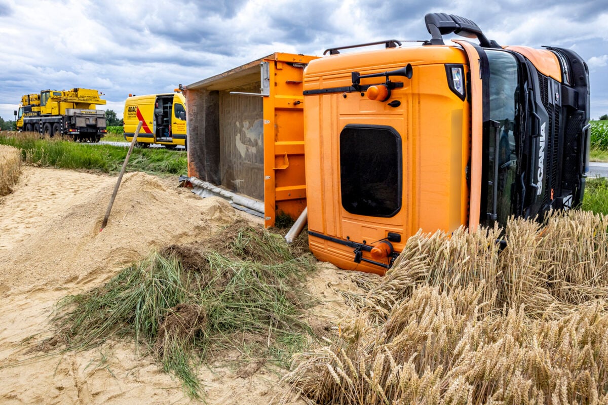 Insekt-m-glicher-Verursacher-Lkw-Fahrer-verliert-Kontrolle-und-landet-im-Graben