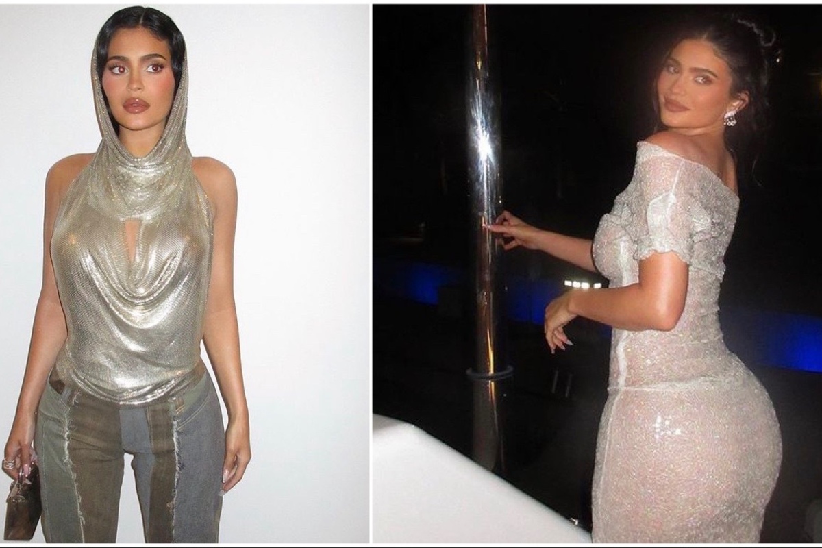 Kylie Jenner Stuns In Sheer Sequin Birthday Gown For Twenty Fine 