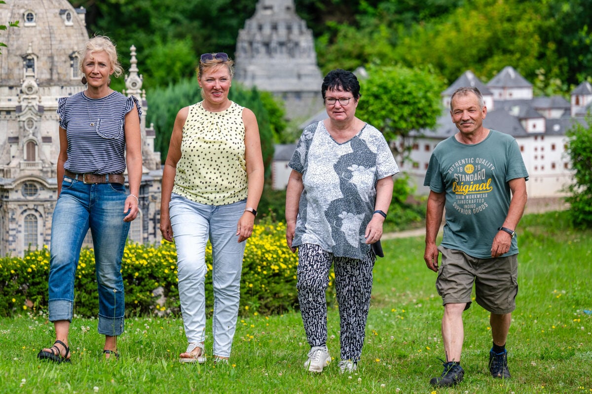 25 Jahre Miniwelt in Lichtenstein: Diese vier sind von Anfang an dabei