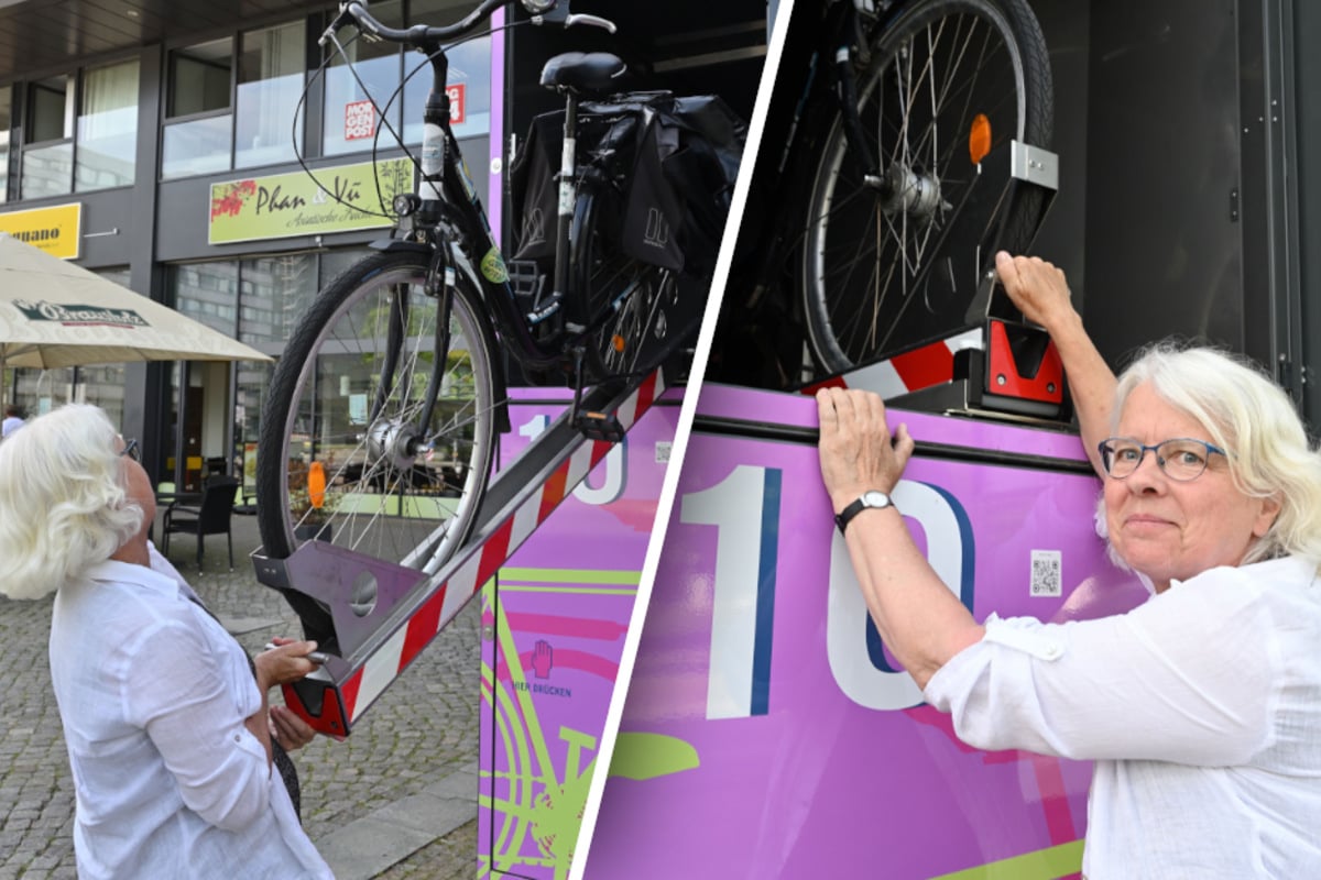 Grüne Stadträtin macht den Test: Wie gut sind die neuen Fahrradboxen in Chemnitz wirklich?