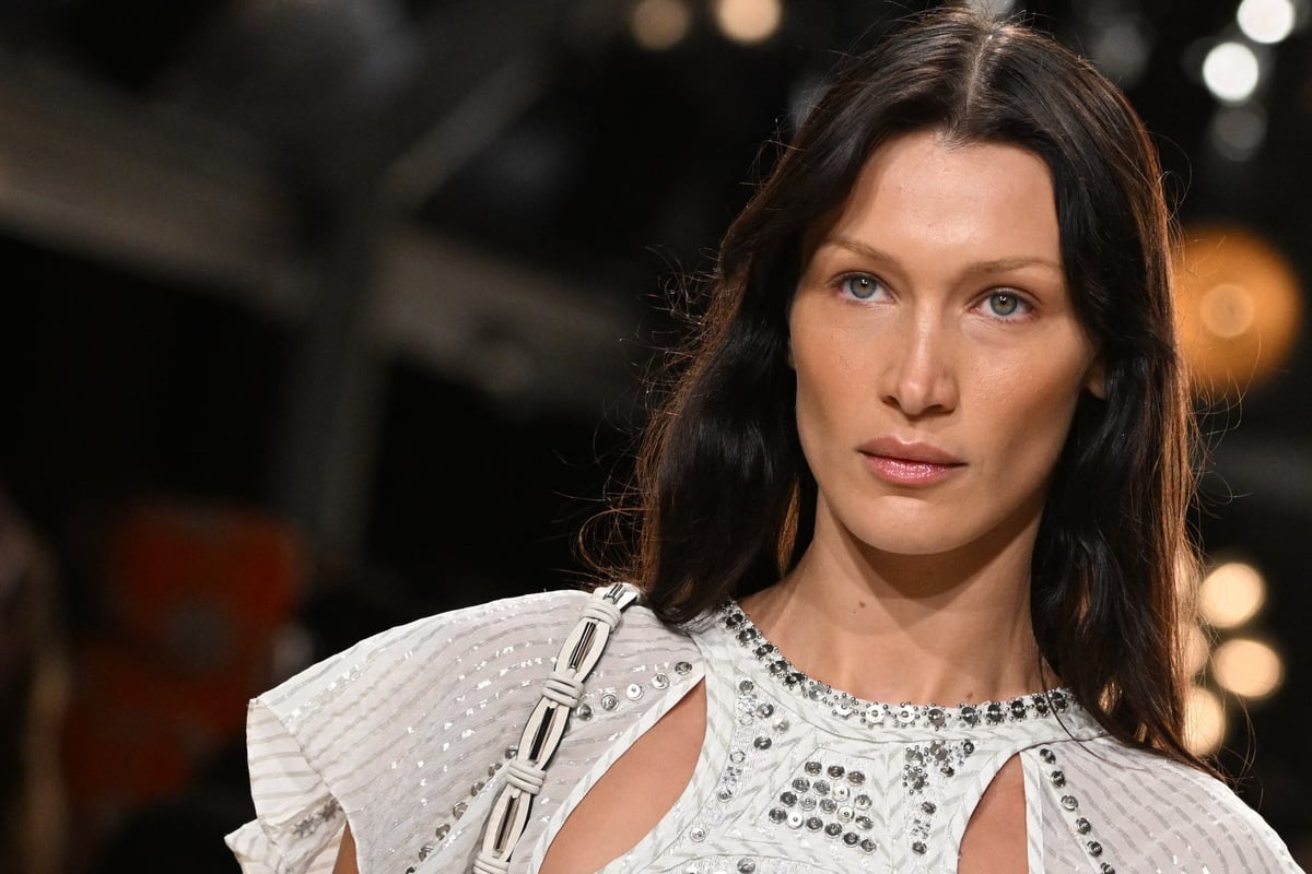Bella Hadid Becomes a Bald, Nude AI Robot for Heaven by Marc Jacobs' Fall  Campaign - Fashionista
