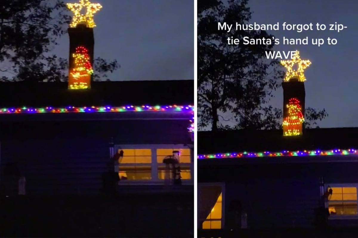 naughty santa obscene christmas display lights up tiktok tag24