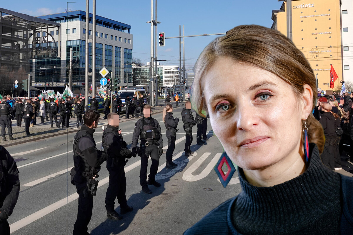 Kritik an Polizeimaßnahmen bei Demos in Chemnitz