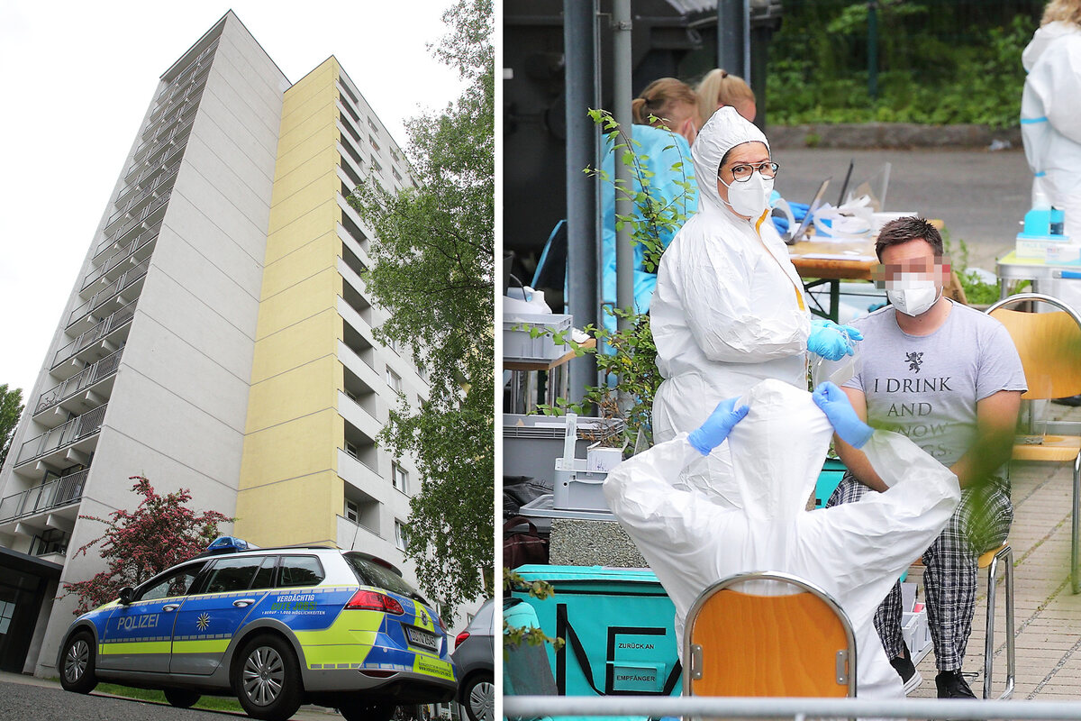 Dresden: First test results of the high-rise residents after corona death of a student expected for today