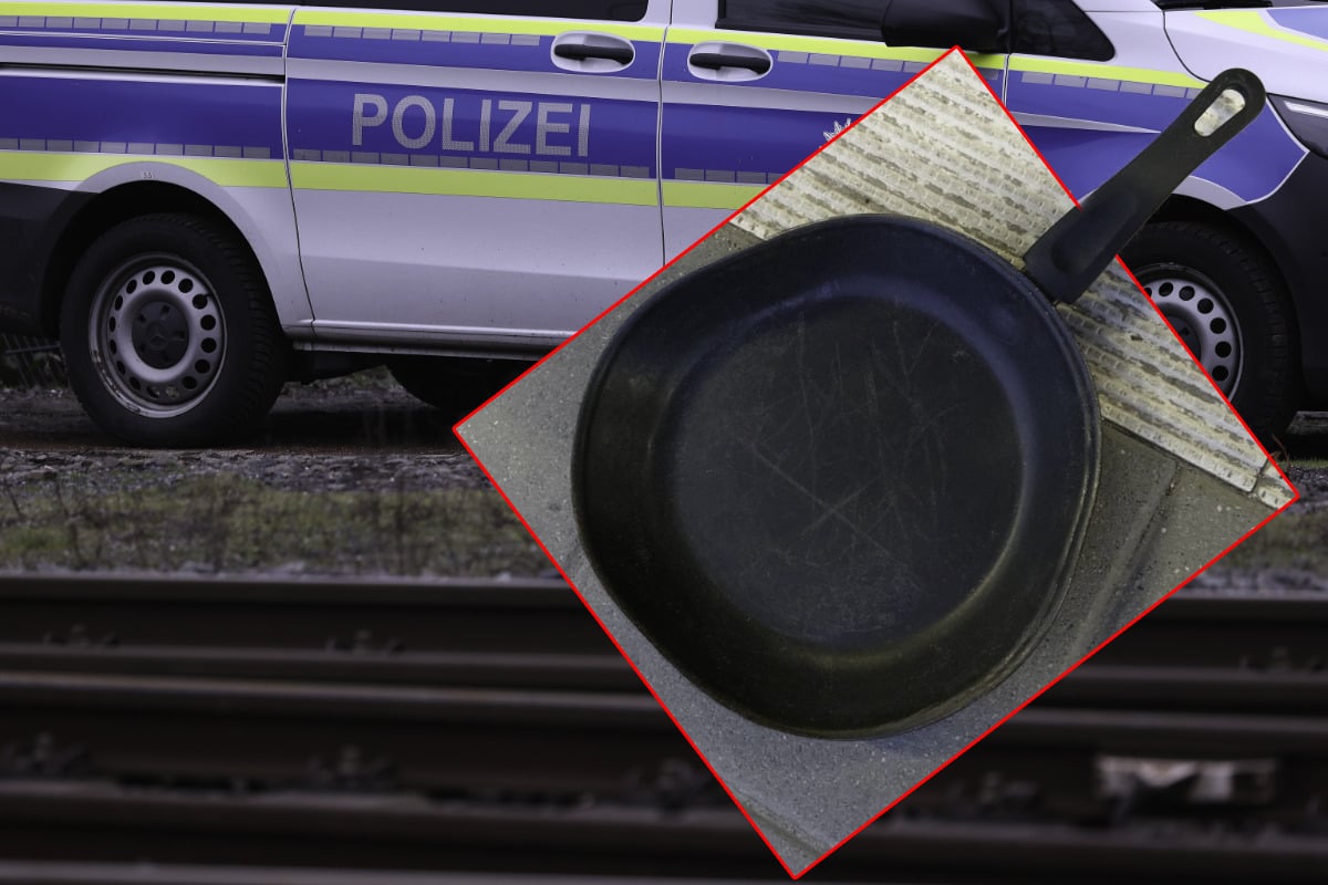 Frau vermöbelt Mann in S-Bahn bei Streit mit Bratpfanne