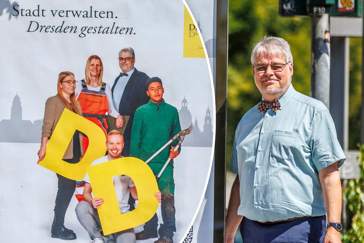 Dresdner Rathaus geht mit Plakaten auf die Jagd nach Talenten