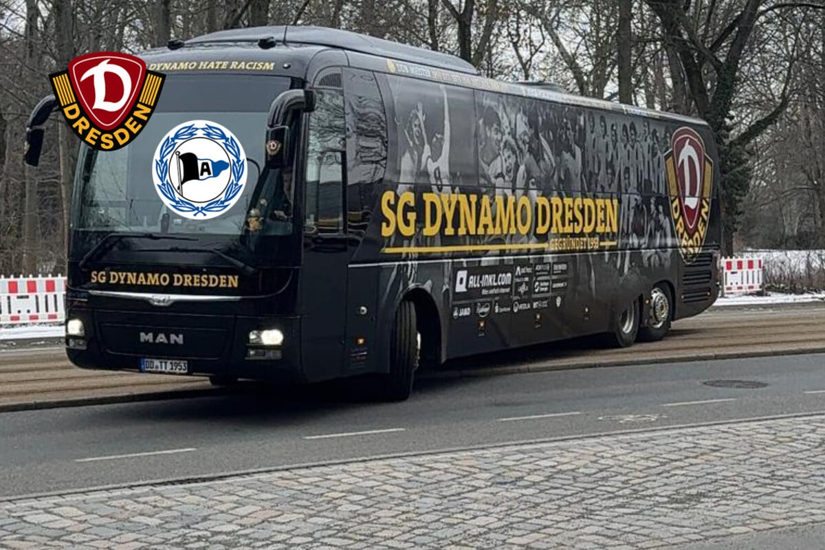Dynamo-gegen-Bielefeld-live-SGD-Teambus-f-hrt-am-RHS-vor