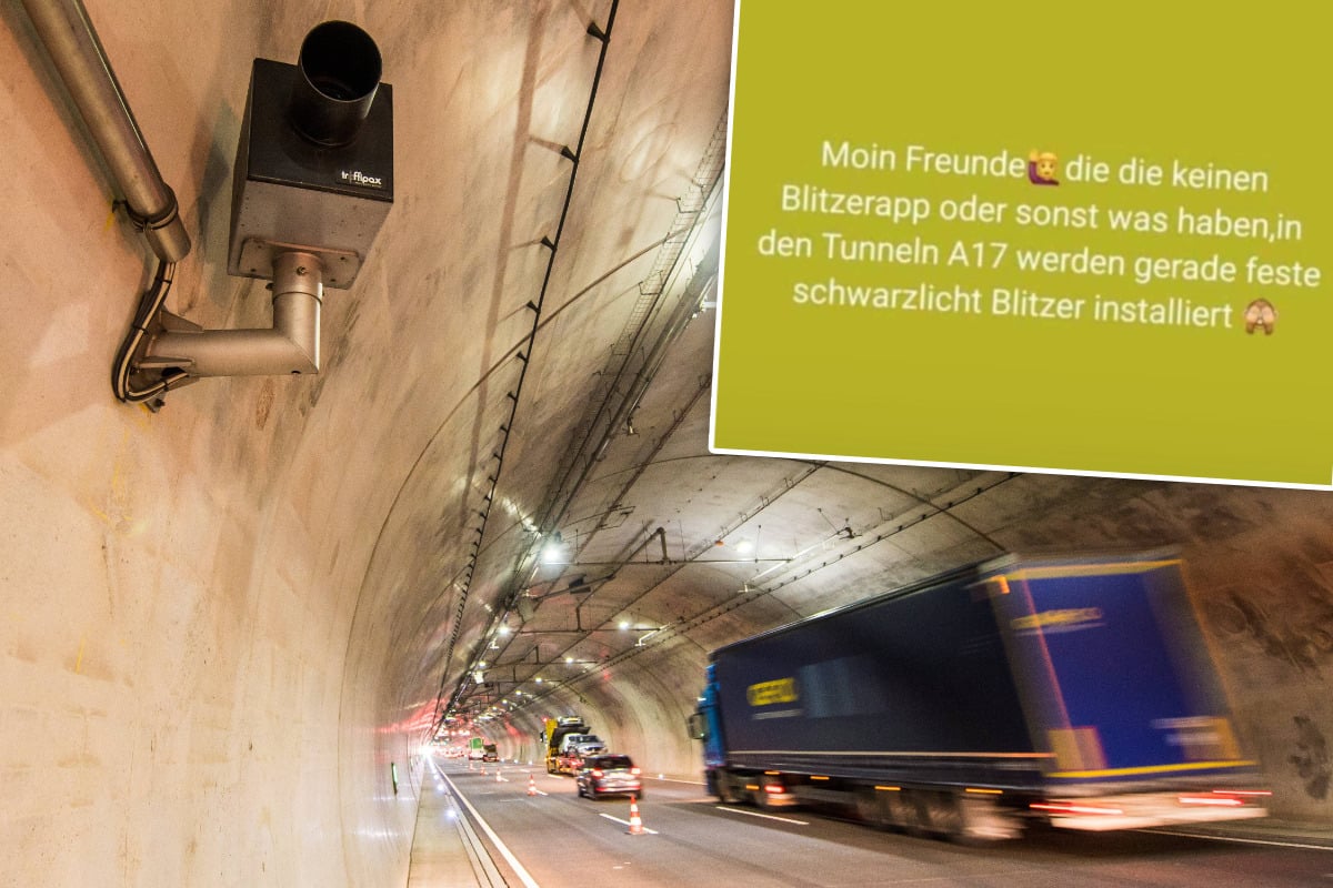 Bislang ein Tabu in Sachsen: Gibt es bald Schwarzlicht-Blitzer in unseren Autobahn-Tunneln?