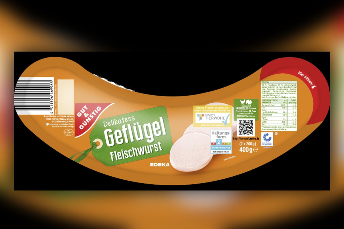 Achtung, Bakterien: Behörden warnen vor Geflügel-Fleischwurst!