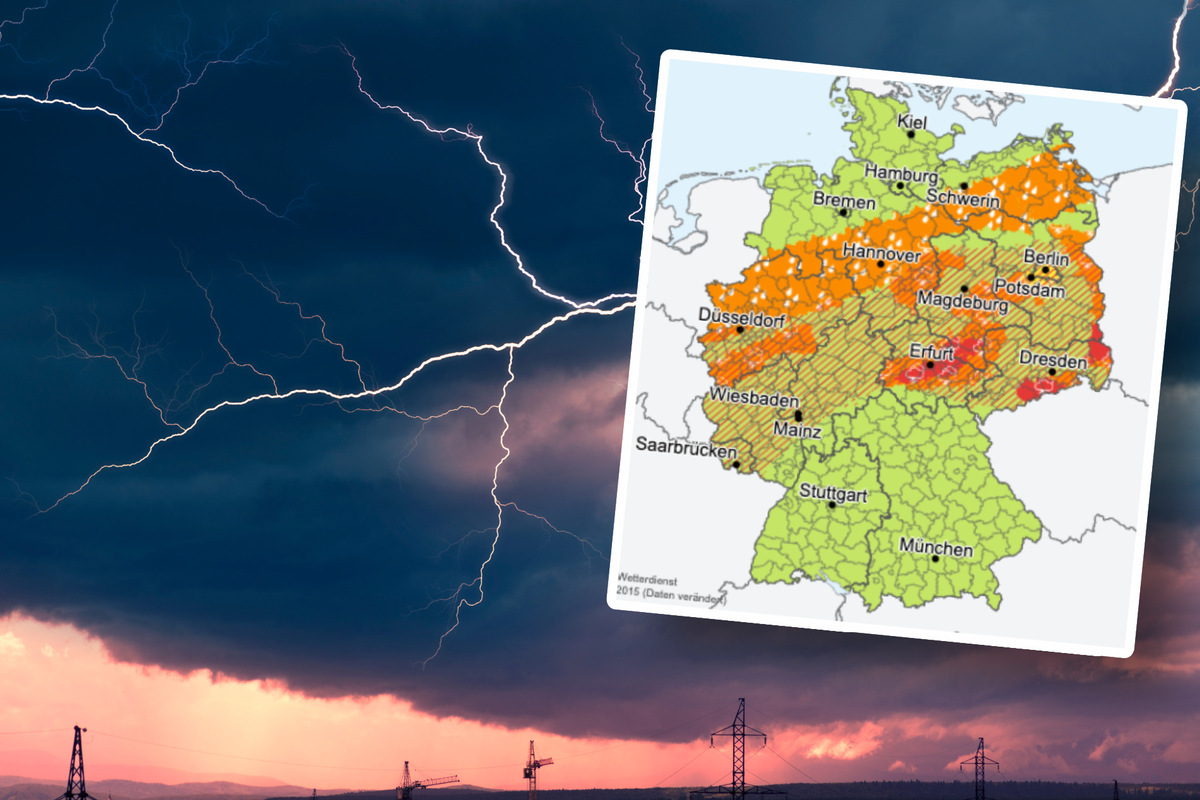 Heftiges Unwetter sucht Sachsen heim: Feuerwehr im Dauereinsatz