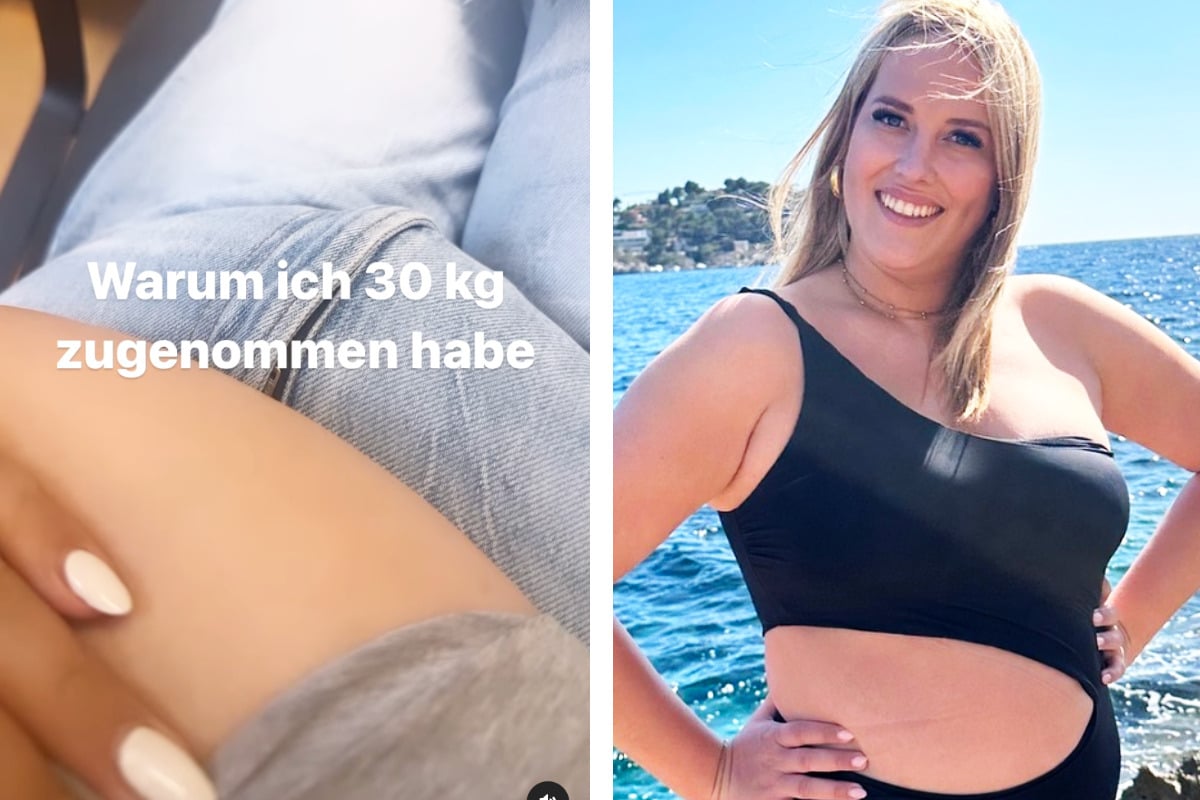 Ex-Reality-Girl zeigt Bauch und erklärt, weshalb sie 30 Kilo zugenommen hat