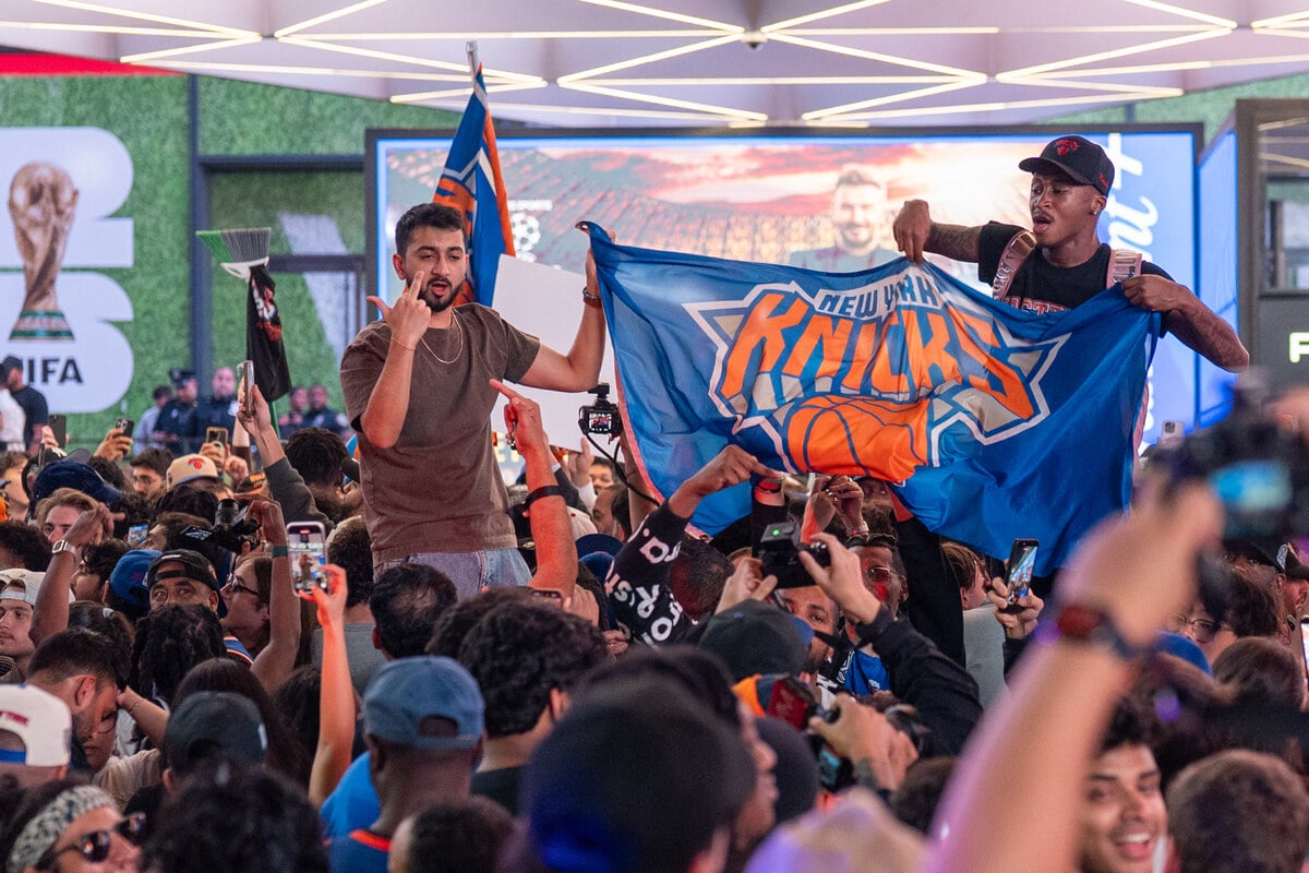 Knicks' "basketball psychos" cover themselves in team tattoos ahead of NBA finals
