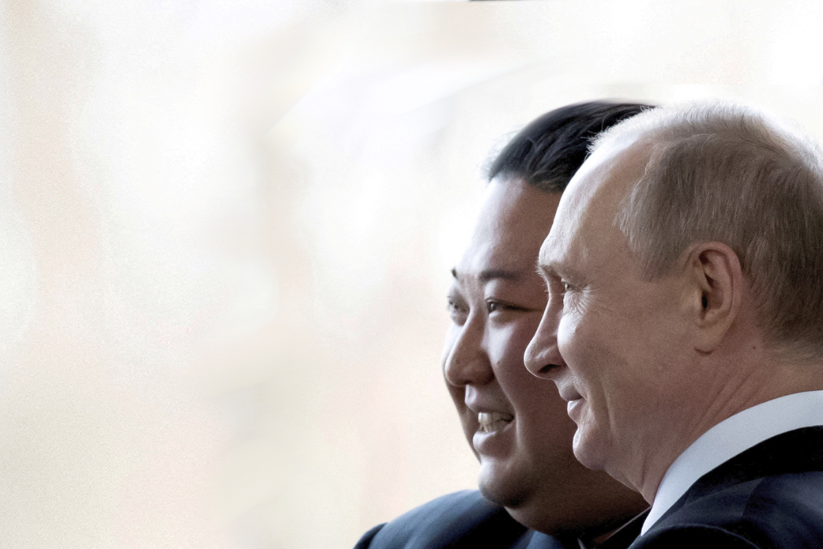 Kim Jong-un arrives in Russia for talks as US official mocks 