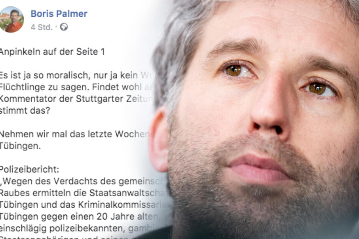 Boris Palmer Uber Kriminelle Fluchtlinge Was Der Polizeibericht Verschweigt 24