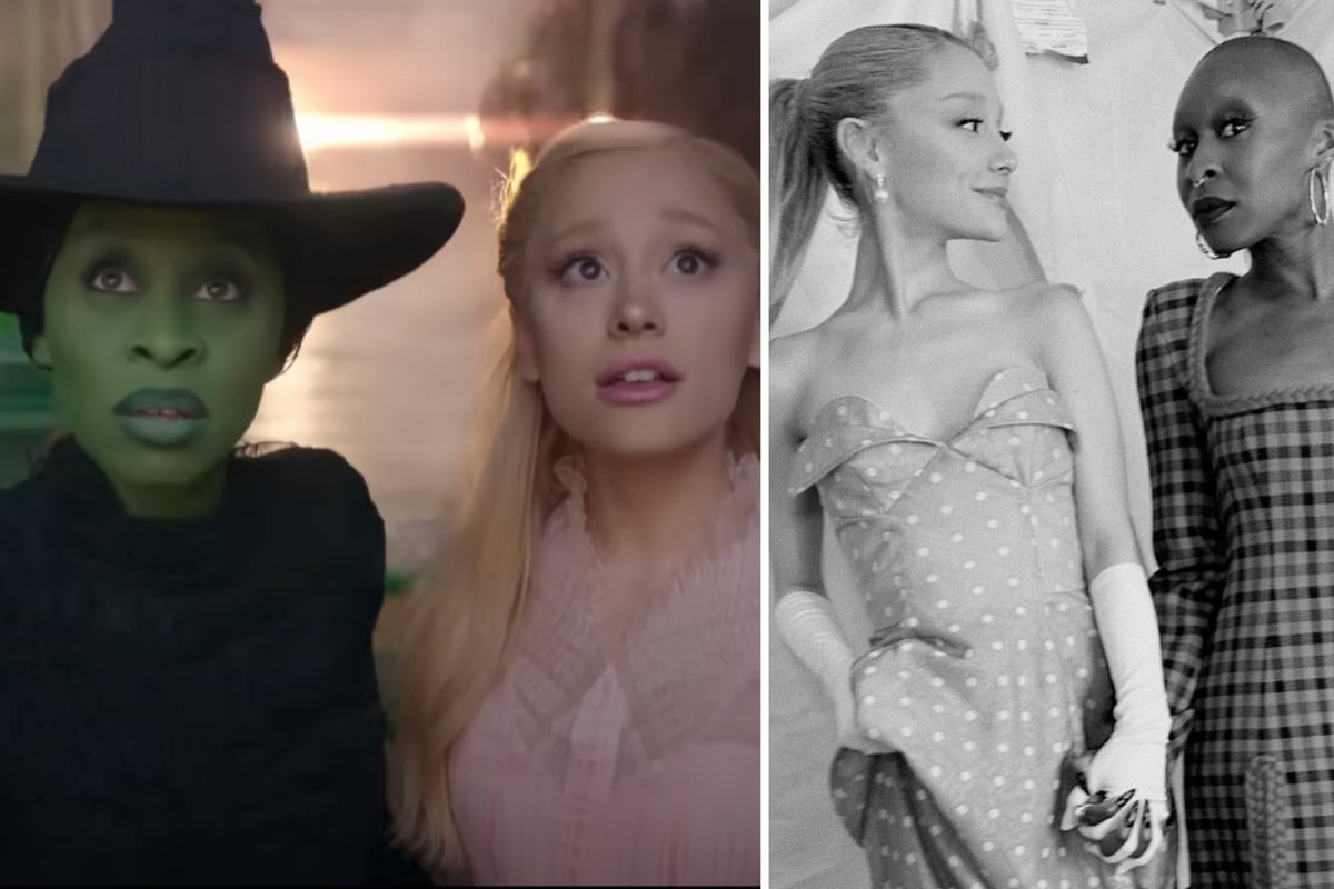 Ariana Grande and Cynthia Erivo shine at Super Bowl after Wicked