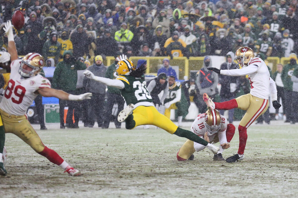 Niners stun Packers to reach NFC title game