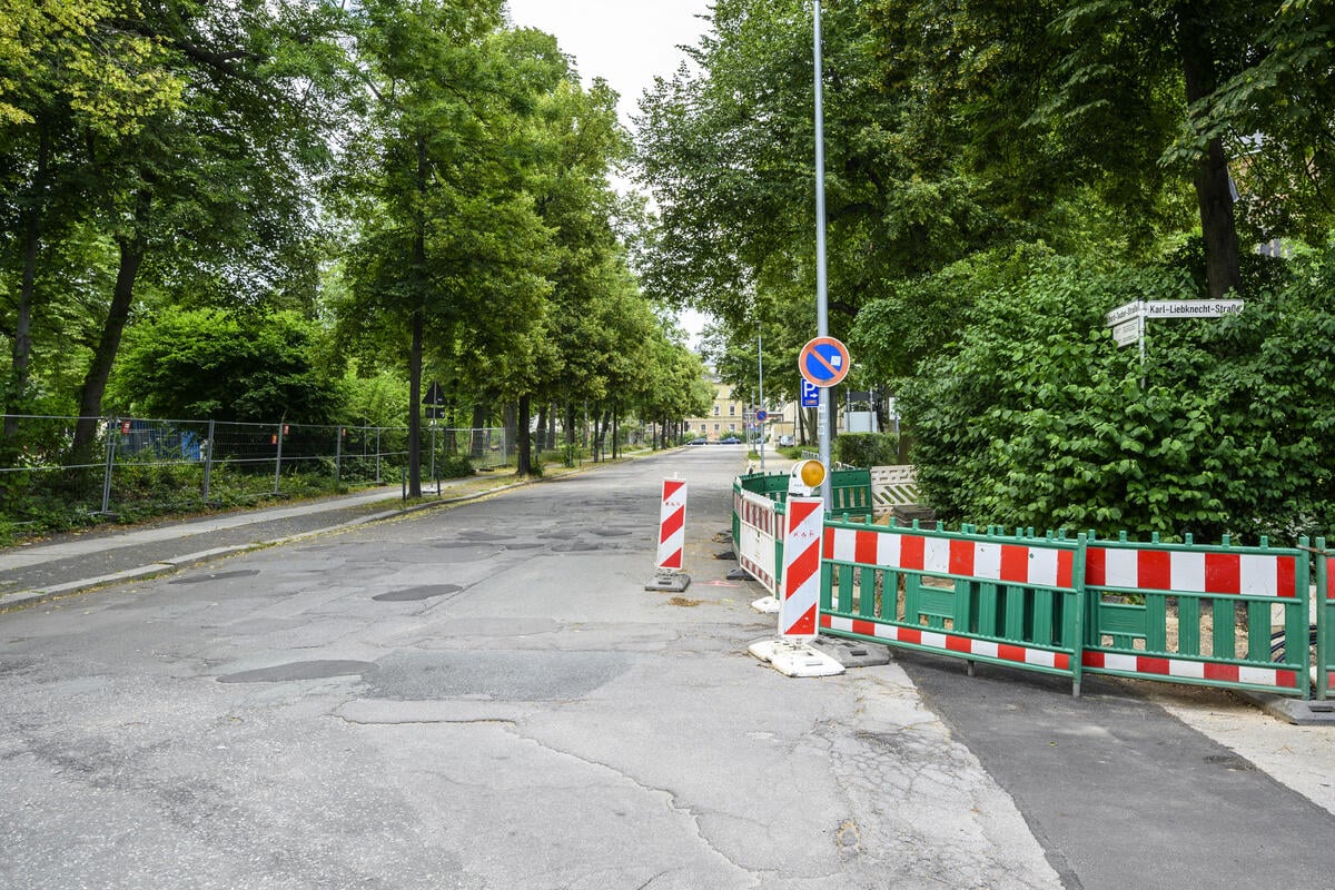 Neue Baustelle im Chemnitzer Zentrum: Diese Straße wird bis November saniert und umgestaltet