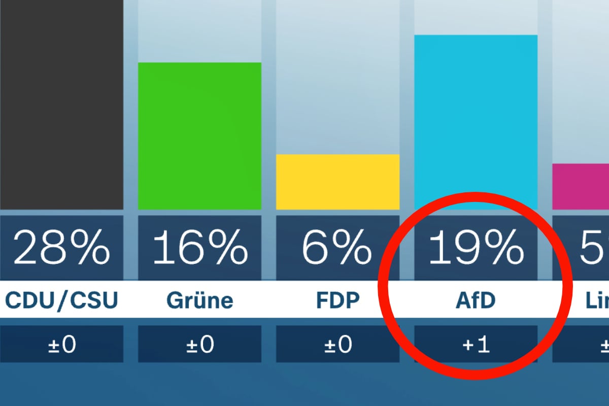 ZDF-Politbarometer: AfD Legt Erneut Zu Und Gilt Als "Gefahr Für Die ...