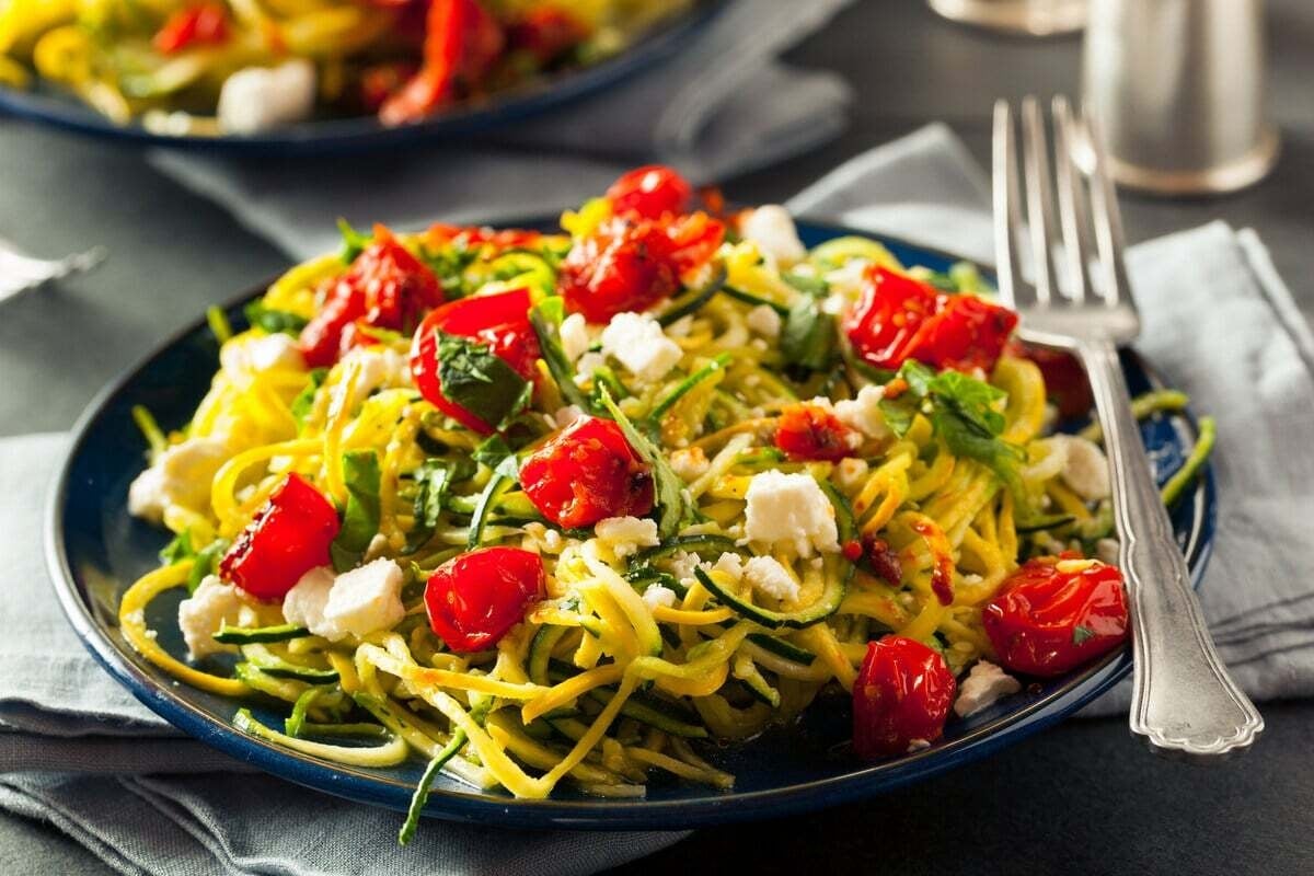 Zucchini-Spaghetti zum Anbeißen lecker und einfach