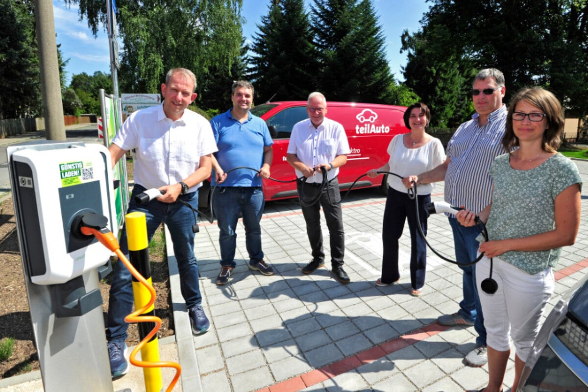 Neue Lade- und Sharing-Station für E-Autos in Chemnitz