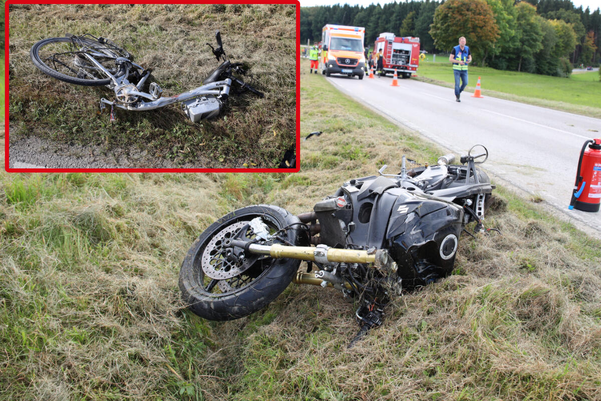 Vor Den Augen Seiner Frau E Bike Fahrer Stirbt Bei Zusammenstoss Mit Motorrad Tag24