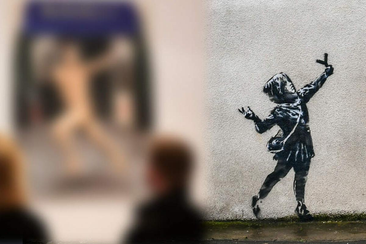 Das Soll Banksy Sein Berliner Galerie Luftet Geheimnis Tag24