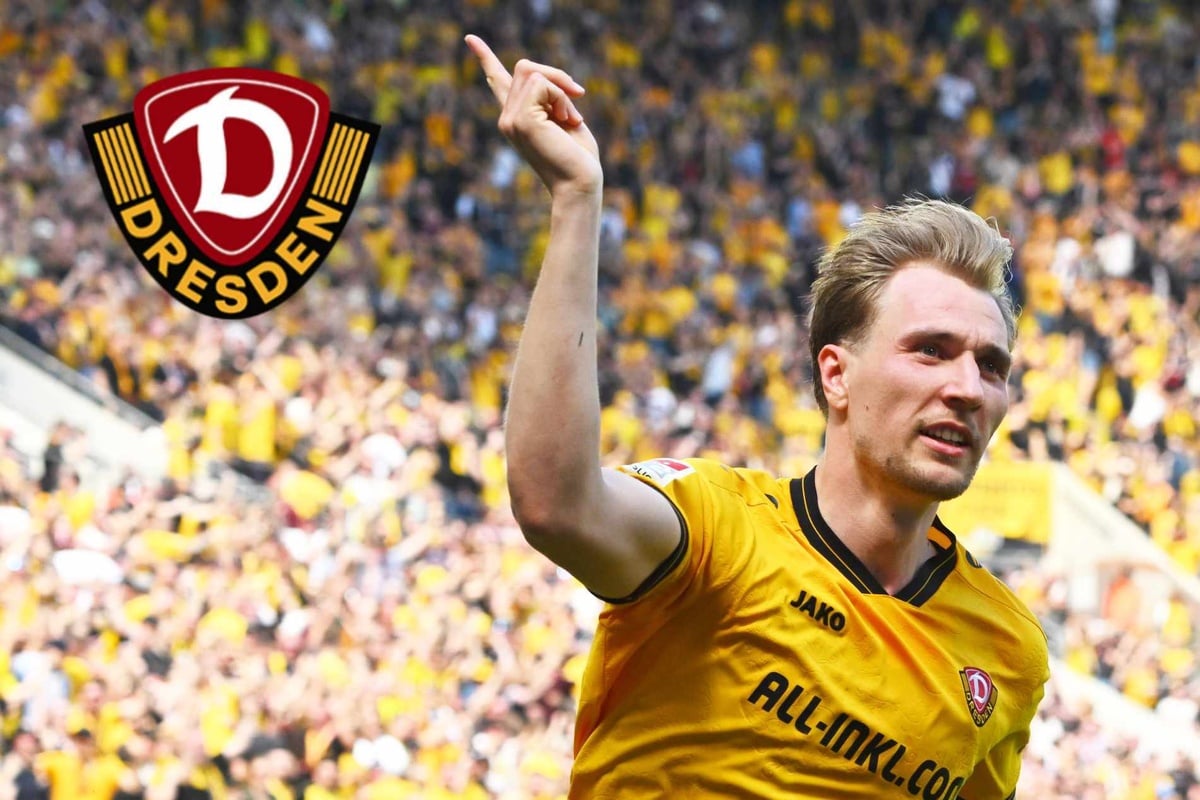 Dynamo-Matchwinner Vermeij mit Näschen und Emotionen: 