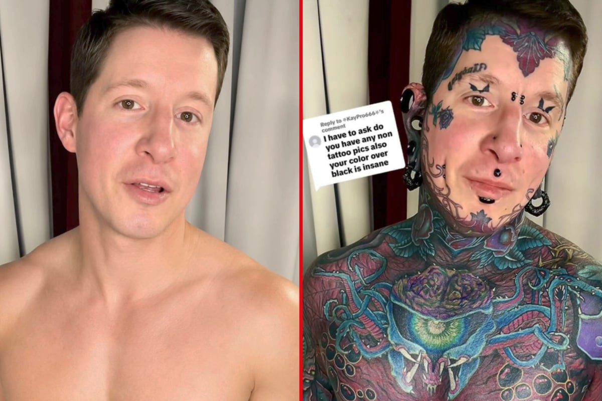 Canada's most tattooed man gives shocking insight into the body beneath the ink