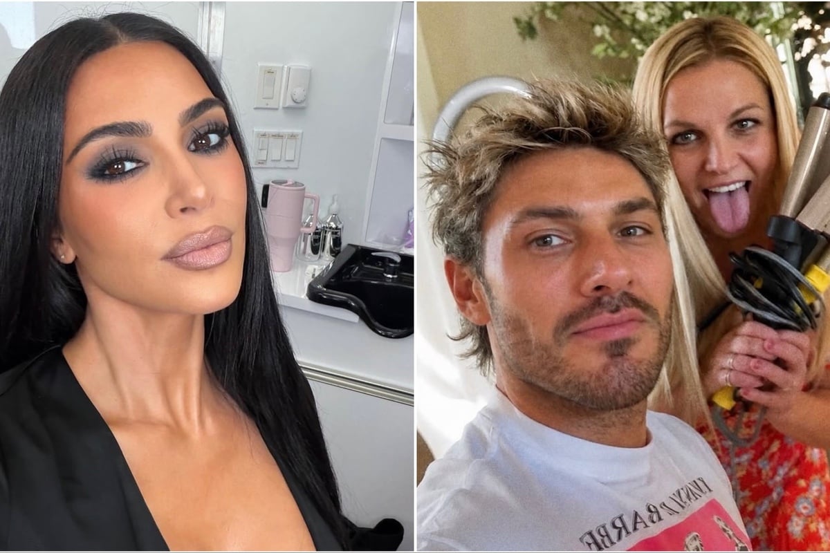 Britney Spears' jaw-dropping blonde 'do is all thanks to Kim Kardashian!