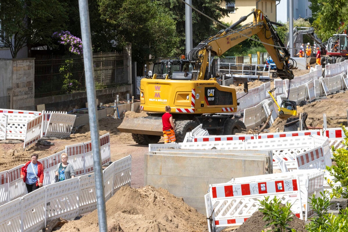 Dreiste Kabeldiebe auf Dresdner Großbaustelle: Jetzt fällt auch noch das Licht aus!