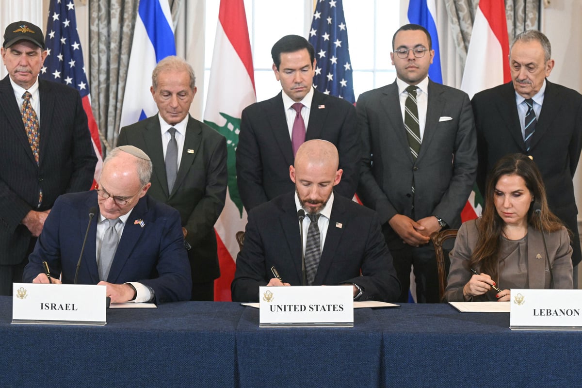 Lebanon, Israel, and US sign new framework agreement aimed at paving way to peace deal