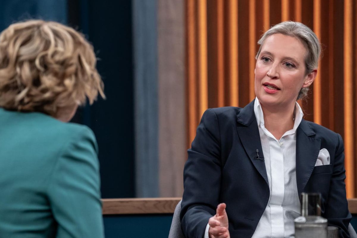 Alice Weidel kontert bei Caren Miosga: "Diese Diskussion ist unter meinem Niveau"