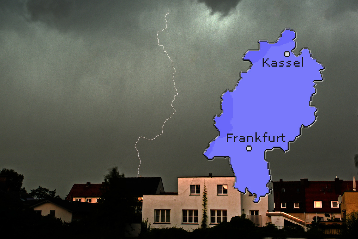 Unwetter-Warnung für Hessen: Gewitter und Starkregen erwartet!