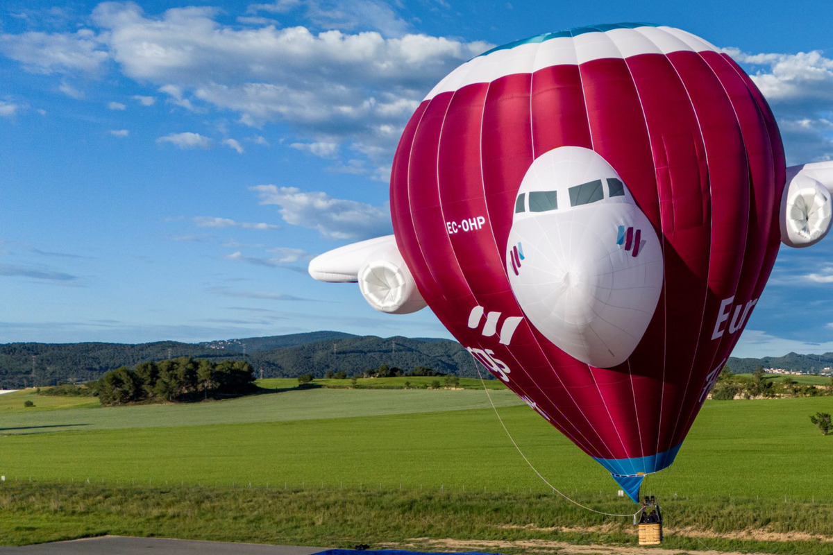 Ursprünglich ein Aprilscherz: Eurowings überrascht mit Heißluftballon!