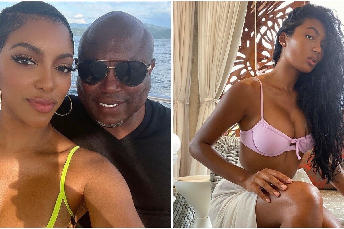 Does Real Housewives of Atlanta star Falynn Guobadia blame Porsha William for her split from Simon after the TV show and their engagement? pic photo
