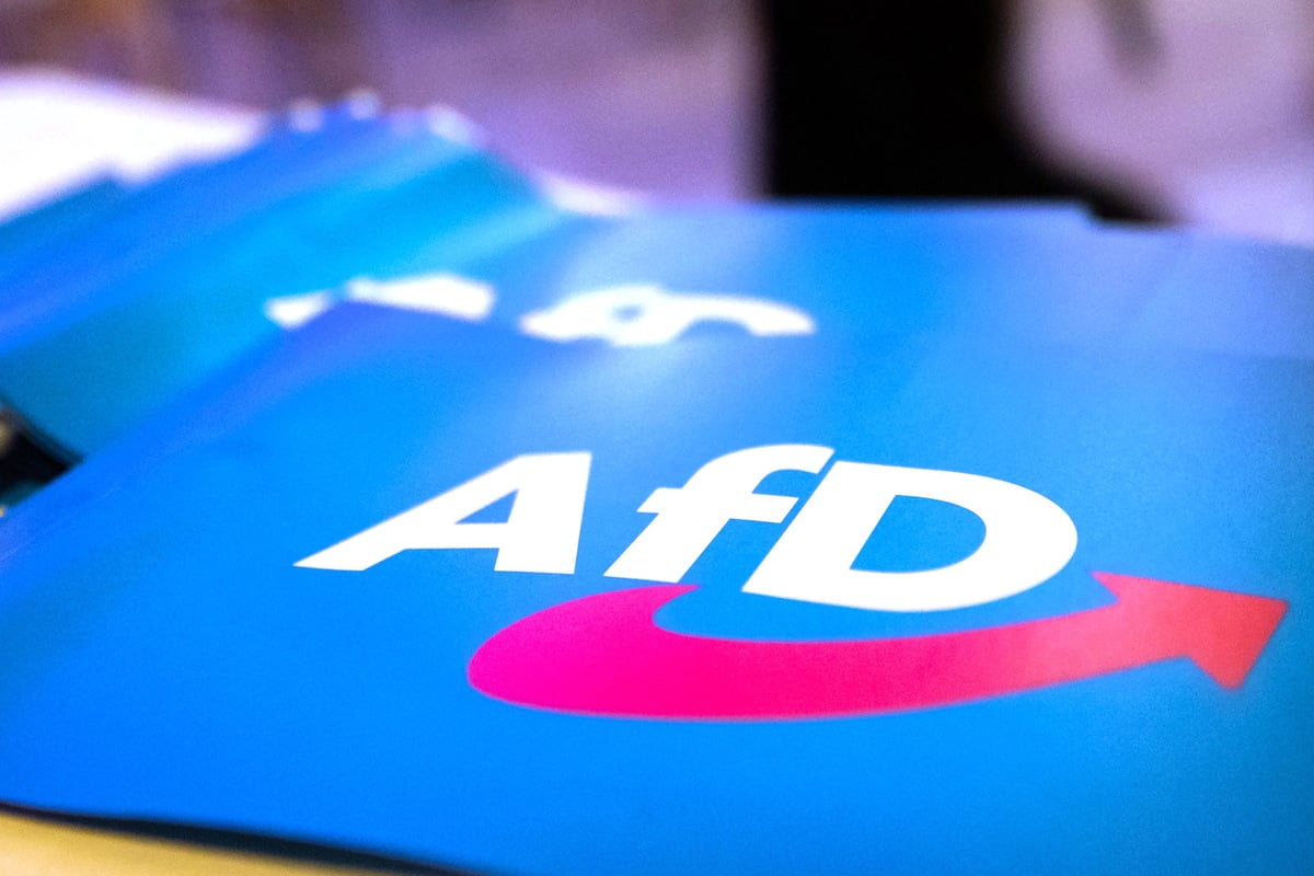 Rangelei an AfD-Wahlkampfstand in Dresden: Mann geht auf Mitarbeiter los