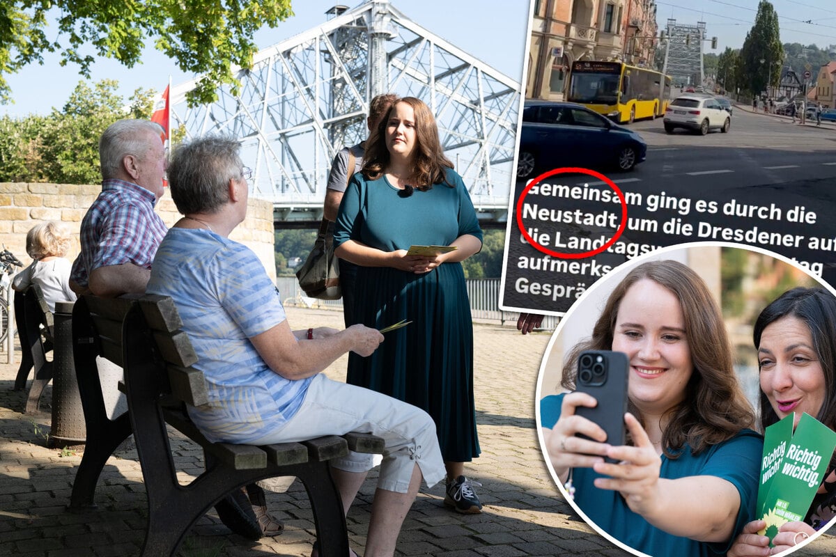 Fauxpas in Dresden Grünen Chefin Ricarda Lang kennt die Stadtteile nicht